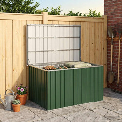 Caixa de arrumação para jardim 149x99x93 cm verde