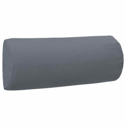 Encosto cabeça cadeira de pátio 40x7,5x15 cm textilene cinza