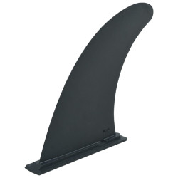 Aleta central p/ prancha de sup 18,3x21,2 cm plástico preto