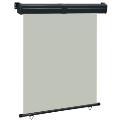 Toldo lateral para varanda 145x250 cm cinzento