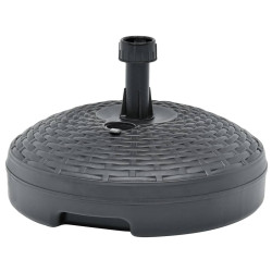 Base guarda-sol c/ areia/água 20 l plástico vime antracite