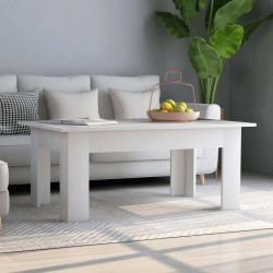 Mesa de centro 100x60x42 cm derivados de madeira branco