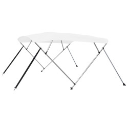 Toldo em 4 arcos bimini 243x196x137 cm branco