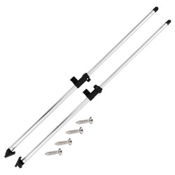Mastros de suporte para toldo bimini 2 pcs alumínio