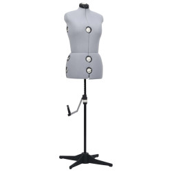 Manequim feminino ajustável tamanho m 40-46 cinzento
