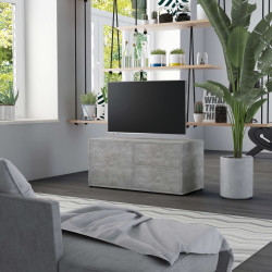 Móvel de TV 80x34x36 cm derivados de madeira cinzento cimento
