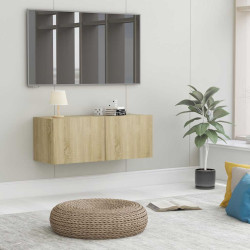Móvel de TV 80x30x30 cm derivados de madeira carvalho sonoma