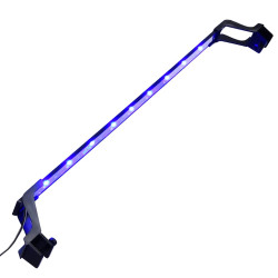 Lâmpada de aquário LED com braçadeiras 75-90 cm azul e branco