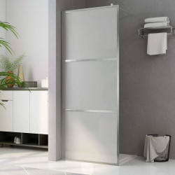 Divisória de chuveiro 100x195 cm vidro fosco esg