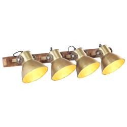 Candeeiro de parede industrial 90x25 cm e27 bronze