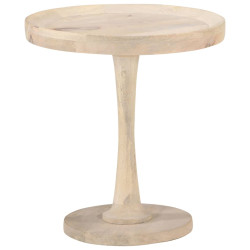 Mesa de apoio ø50x55 cm madeira de mangueira maciça