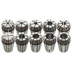 Pinças er16 10 pcs p/ conjunto de ferramentas de torneamento