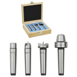 Pontos de torno para madeira 4 pcs mt2 aço