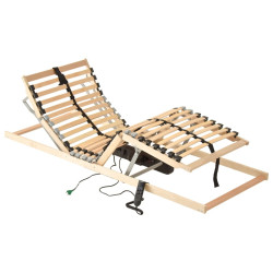Estrado de ripas elétrico com 28 ripas 7 zonas 90x200 cm