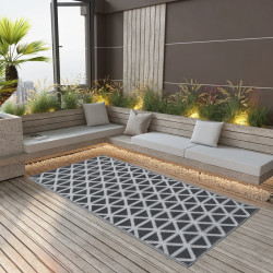 Tapete de exterior 120x180 cm arakil PP preto