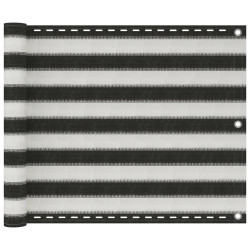 Tela varanda pead 75x300 cm antracite e branco