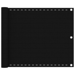 Tela de varanda 75x500 cm pead preto