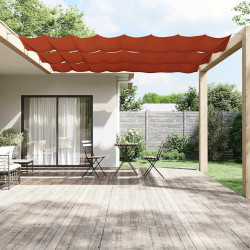Toldo vertical 180x600 cm tecido oxford cor terracota