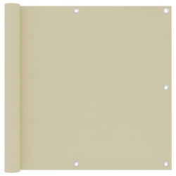 Tela de varanda 90x300 cm tecido oxford creme