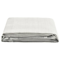 Tapete de campismo para tenda 300x250 cm cinzento