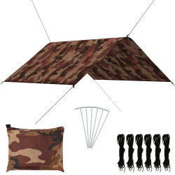 Lona de exterior 3x2,85 m camuflagem
