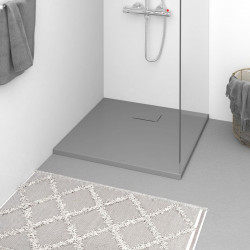 Base de chuveiro smc 90x90 cm cinzento