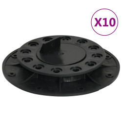 Pés ajustáveis para pavimento 10 pcs 20-30 mm
