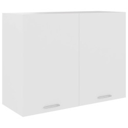 Armário de parede “lyon” 80x31x60 cm derivados madeira branco