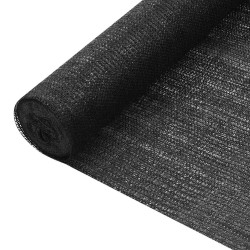 Rede de ocultação para privacidade pead 75 g/m² 3,6x50 m preto