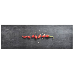 Tapete de cozinha lavável com design malagueta 60x300 cm