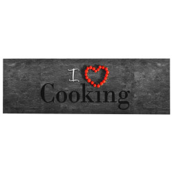 Tapete de cozinha lavável com design cooking 60x300 cm