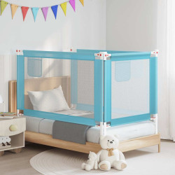 Barra de segurança p/ cama infantil tecido 140x25 cm azul