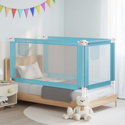 Barra de segurança p/ cama infantil tecido 160x25 cm azul