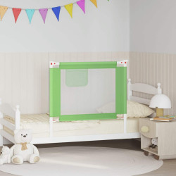 Barra de segurança p/ cama infantil tecido 90x25 cm verde