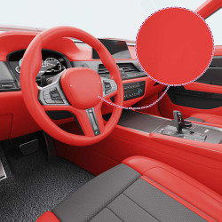 Película para carro 100x150 cm vermelho mate