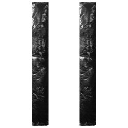Capas para guarda-sol 2 pcs com fecho de correr PE 200 cm