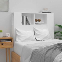 Cabeceira de cama branca 100x18,5x102,5 cm