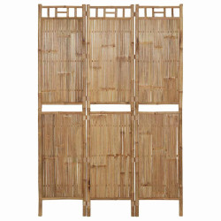 Biombo com 3 painéis 120x180 cm bambu