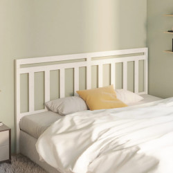 Cabeceira de cama 186x4x100 cm pinho maciço branco