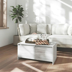 Mesa de centro 90x50x41,5 cm derivados madeira cinzento sonoma