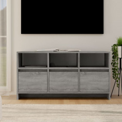 Móvel de TV 102x37,5x52,5 cm derivados madeira sonoma cinza