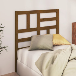 Cabeceira de cama 96x4x104 cm pinho maciço castanho mel