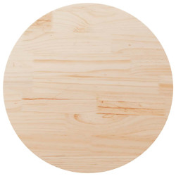 Tampo de mesa pinho maciço ø90x2,5 cm