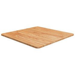 Tampo mesa quadrado 60x60x1,5cm carvalho tratado castanho-claro