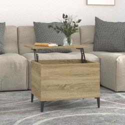 Mesa de centro 60x44,5x45 cm derivados madeira carvalho sonoma