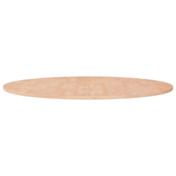 Tampo de mesa redondo ø90x1,5cm carvalho maciço não tratado