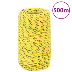 Corda de barco 2 mm 500 m polipropileno amarelo