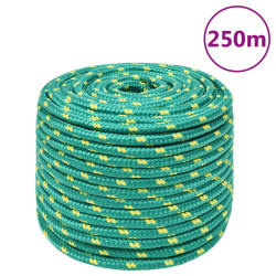 Corda de barco 12 mm 250 m polipropileno verde