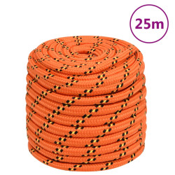 Corda de barco 18 mm 25 m polipropileno laranja