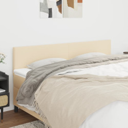 Cabeceiras creme 160x5x78/88 cm tecido